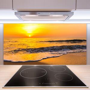 Kuchyňský skleněný panel Moře Krajina 100x50 cm