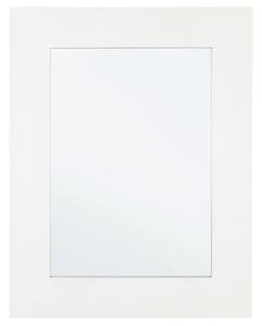 Bizzotto Bílé dřevěné závěsné zrcadlo Tiziano 92 x 72 cm
