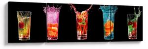 Obraz nápojů (170x50 cm)