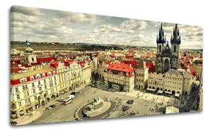 Obraz na stěnu Panoráma MĚSTO PRAHA XOBCZ001E13