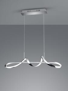 TRIO Reality R37091106 PERUGIA závěsné svítidlo SMD LED 37W/4500lm 4000K chrom, switchdimmer
