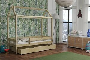 Ourbaby Paul přírodní postel bez úložného prostoru 180x80 cm