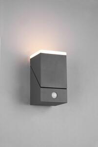 TRIO 270669142 AVON exteriérové nástěnné svítidlo se senzorem SMD LED V160mm 7W/800lm 3000K IP54 antracit, bílá