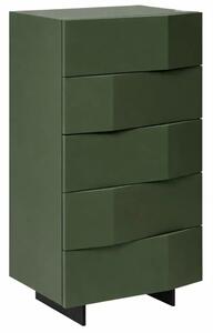Olivově zelená komoda Marco Barotti Linea Diamond 60 x 45 cm