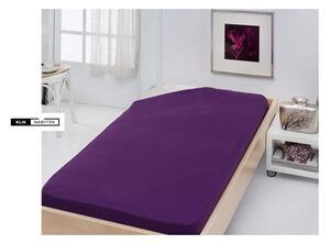 Stanex Jersey napínací prostěradlo fialové ROZMĚR: (š/d/v) 200 x 220 x 20 cm, Barva: FIALOVÉ