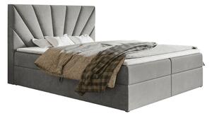 Manželská postel EMMA Boxspring 6 | šedá/Jasmine 90 160 x 200 cm Provedení: Postel bez toppera