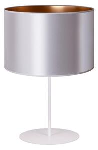 Duolla - Stolní lampa CANNES 1xE14/15W/230V 20 cm stříbrná/měděná/bílá DU602969