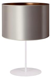 Duolla - Stolní lampa CANNES 1xE14/15W/230V 20 cm stříbrná/měděná/bílá DU602976