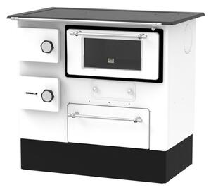 ALFA PLAM, sporák REGULAR CE 46 ECO, teplovzduný 8 kW, pravý, bílý