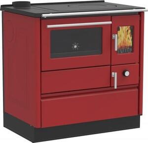 ALFA PLAM, sporák ALFA 85G ECO, 8,31 kW, levý, ervený