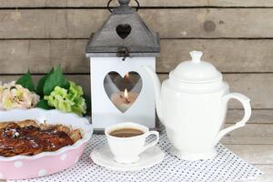 Porcelánová konvice na kávu/čaj Provence 900 ml