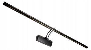 BERGE Nástěnné svítidlo LED do koupelny - 105 cm - 15w černé