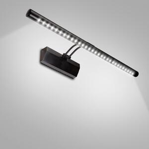 BERGE Nástěnné svítidlo LED do koupelny - 55 cm - 7W černé