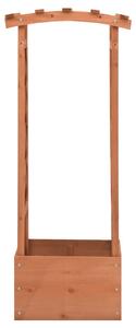 Truhlík s trelážovým obloukem 49 x 39 x 117 cm jedlové dřevo