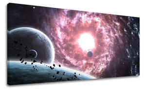 Obraz na stěnu PANORÁMA VESMÍR GA007E13