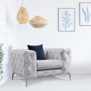Atelier del Sofa Křeslo Como - Light Grey, Světlá Šedá