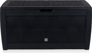 Lifetime Zahradní úloný box s víkem Zahradní box na kolekách - Plastová zahradní skí 310L - Vodotsný box na poltáe 119x48x60cm - Vodotsný zahradní box na poltáe - erný