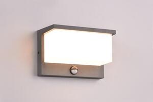 TRIO 240969142 NESTOS venkovní nástěnné svítidlo se senzorem SMD LED 13W/1300lm 3000K IP54 antracitová, bílá