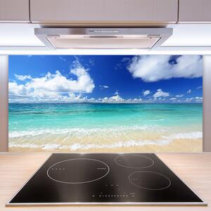 Skleněné obklady do kuchyně Moře Pláž Krajina 125x50 cm