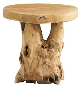 Kulatý odkládací stolek z teakového dřeva ø 40 cm Palena – House Nordic