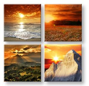 Obraz na stěnu Beauty of the Earth 4 dílný XOBKOL19E42