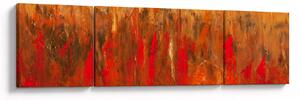 Obraz malované abstrakce (170x50 cm)