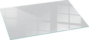 Sklenná podkladová deska pro 120x60 cm - kamna - krbová deska sklenná - ochranné sklo - ochranná deska proti jiskrám - sklenná podkladová deska ohnivzdorná - ochranná deska proti teplu - ochranná sklenná podkladová deska - barva edá