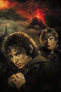 Umělecký tisk Pán prstenů - Sam a Frodo