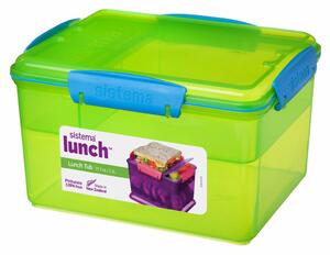 Sistema Box na oběd Lunch Tub se 4 oddíly 2,3l Barva: zelená