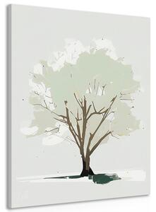 Obraz strom s nádechem minimalismu
