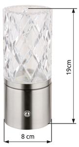 Globo 21010N - LED Stmívatelná stolní lampa LUNKI LED/2,5W/3,7V