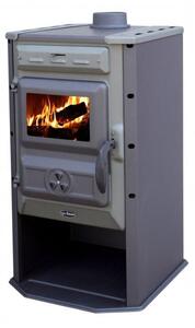TIM SISTEM, krbová kamna na TP arobna pec ECO 6,9 kW, ocelová, edo-zelená