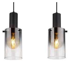 Globo 15907-3H - Lustr na lanku FLORENTINA 3xE27/40W/230V černá