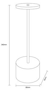 Globo 21019N - LED Stmívatelná stolní lampa POLINA LED/1,2W/3,7V