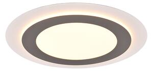 TRIO 641519207 MORGAN stropní svítidlo SMD LED D450mm 42W/5600lm 2700-6500K matný nikl, stmívatelné, dálkový ovladač