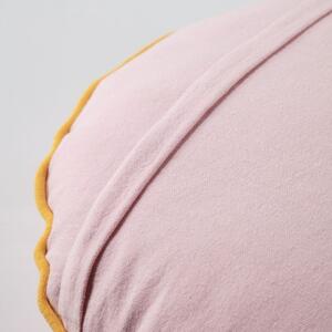 Růžový bavlněný povlak na polštář Kave Home Fresia 45 cm