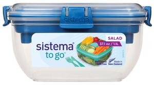 Sistema Krabička na salát To Go 1,1l Barva: ocean blue