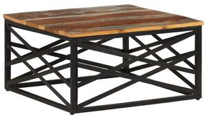 Konferenční stolek 68 x 68 x 35 cm masivní recyklované dřevo