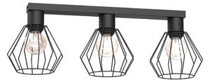 Bodové svítidlo LETI 3xE27/15W/230V černá
