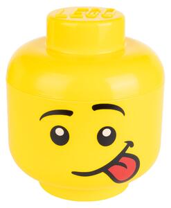 Malý úložný box ve tvaru Lego hlavy (Silly) (100349616002)
