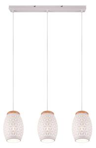 TRIO Reality R31573031 BIDAR závěsné svítidlo 3xE27 bílá matná