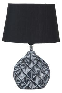 Keramická lampa černá 38 cm
