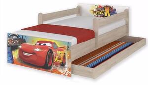 Disney Dětská postel Cars 180x90 cm - 2x krátká zábrana bez šuplíku