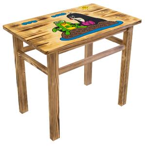 Bestent Dětský dřevěný stolek Krteček + 2 židle
