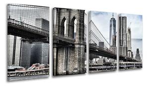 4dílná nástěnná malba MĚSTO / NEW YORK ME115E41