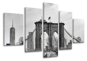 Obraz na stěnu 5 dílný MĚSTO / NEW YORK ME114E50