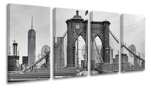 4dílná nástěnná malba MĚSTO / NEW YORK ME114E41
