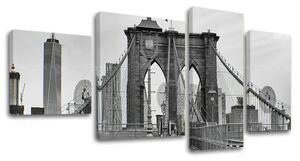4dílná nástěnná malba MĚSTO / NEW YORK ME114E40