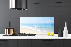 Skleněné obklady do kuchyně Pláž Moře Krajina 125x50 cm
