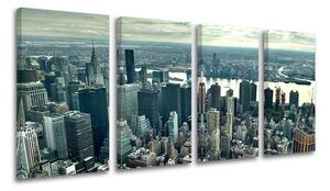 4dílná nástěnná malba MĚSTO / NEW YORK ME118E41